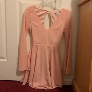 Pink/Blush long sleeve dress
